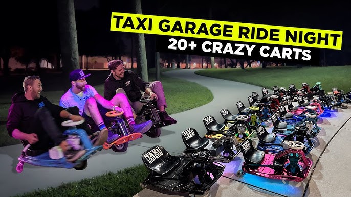 Crazy Carts shred Parking Garage