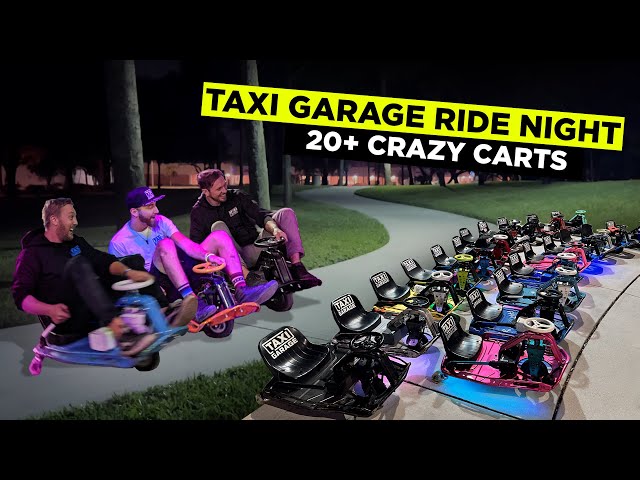 Crazy Carts  TAXI Garage at US Drift Circuit 