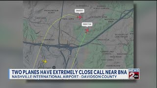 2 planes have extremely close call near Nashville International Airpor
