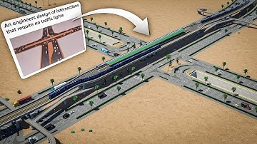 😎"Engineers’ No-Traffic-Light Intersection Design" – How to Build It! | Cities Skylines 2"
