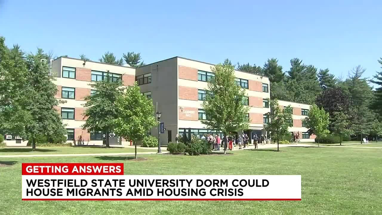 Westfield State students movein as migrant housing crisis continues