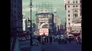 New York in the mid 1930's in Color!