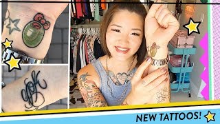 NEW TATTOOS! For my Daughter & Husband | HelloHannahCho