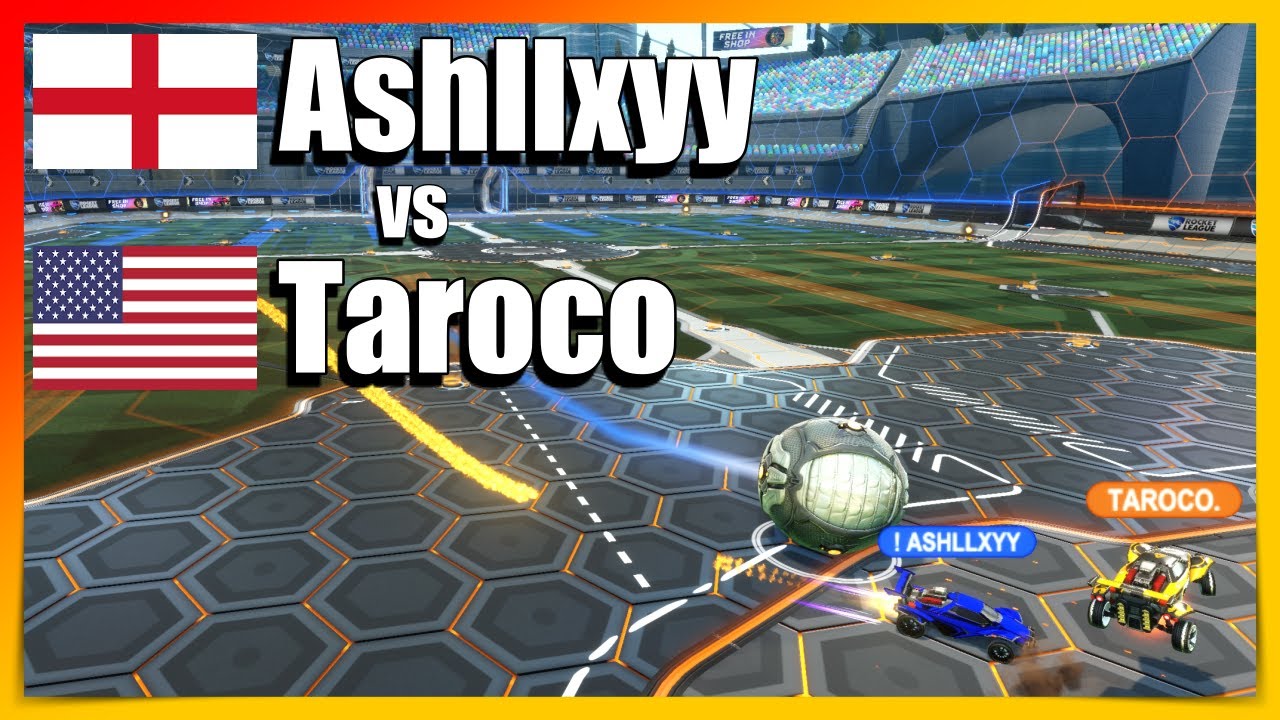 Ashllxyy vs Taroco | England vs United States | Ranked Rocket League 1v1 Gameplay