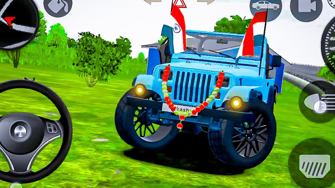 Modified Mahindra Thar 😈 🔥 Games:Indian Red Thar (Gadi Wala Games) Car Game Android Game - 