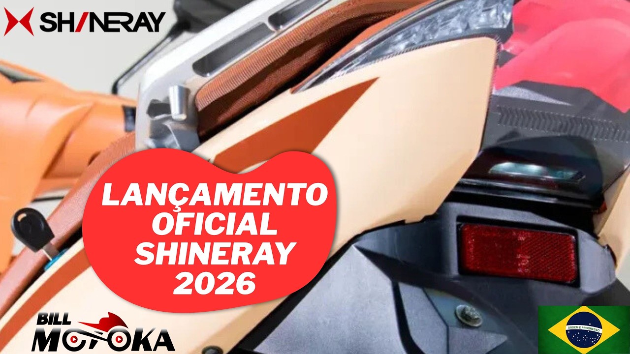 Lançamento oficial SHINERAY 2026, preço e detalhes agora.
