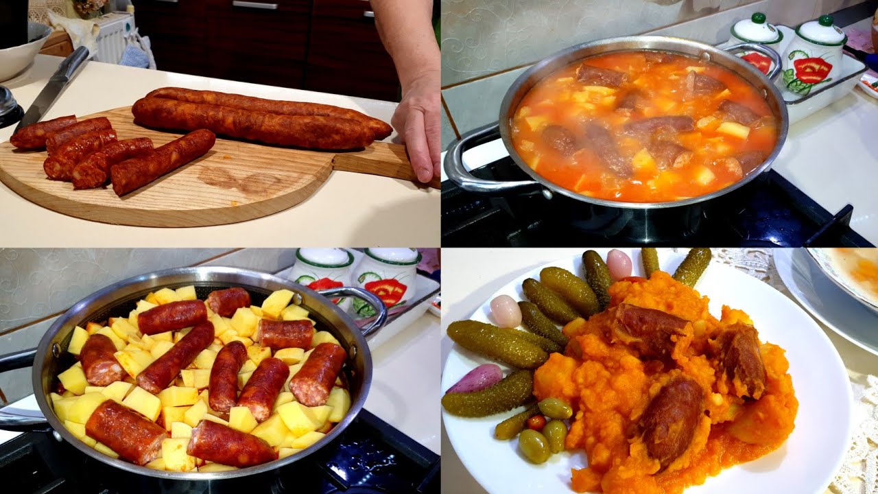 Tocană scăzută cu Cârnați de casa de la Bunica ❤🇷🇴