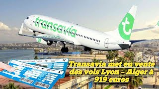 Transavia met en vente des vols Lyon – Alger à 919 euros