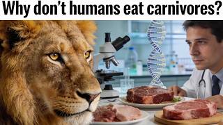 Why don't humans eat carnivores? #facts #animals #science #lion