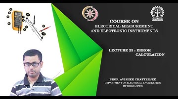 Lecture 23: Error Calculation