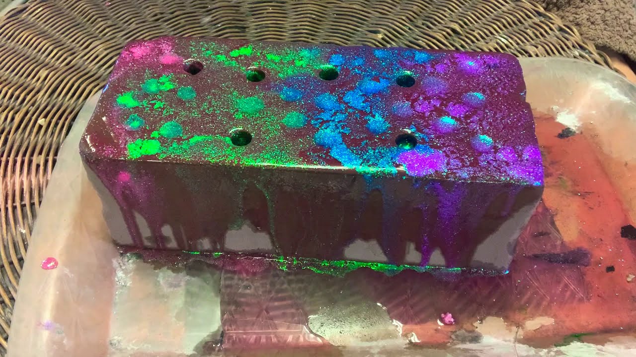 ASMR sahara floral foam block crush