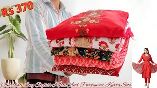 Festive Special Attractive Kurta Pant Set with Dupatta Haul Start Rs:370 | Anarkali Kurtis Haul screenshot 2