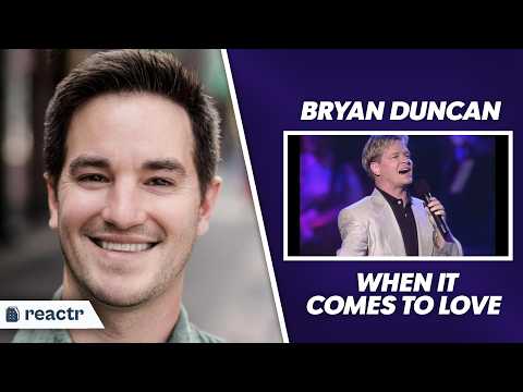Bryan Duncan ft Anointed: "When It Comes to Love" (25th Dove Awards) | Christian Reacts