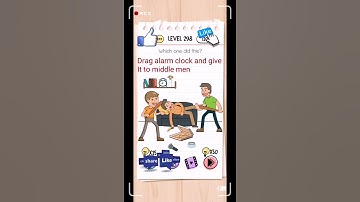 Brain test tricky puzzles level 298 solution or walkthrough