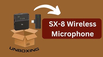 sx8 wireless microphone for type-c android Unboxing tech tools