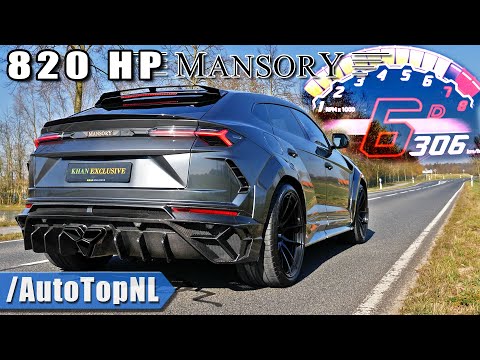 820HP Lamborghini Urus Mansory Venatus | 0-300km/h Autobahn POV & INSANE SOUND by AutoTopNL