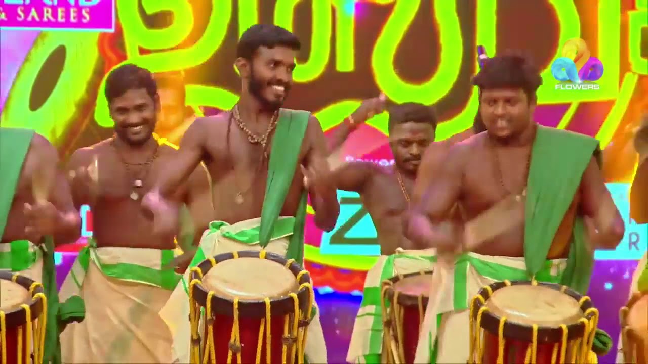 Aattam Shinkarimelam fusion with Chemmen Band     Comedy Utsavam Flowers TV