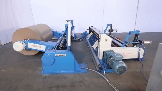 ✓ How to cut a large paper roll? cutting machine / paper roll slitting  machine - Victar group 