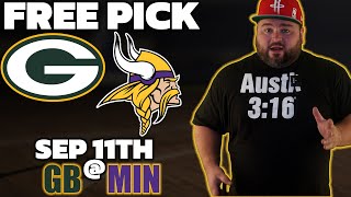 Packers vs Vikings Free Pick | NFL Football Week 1 Predictions - GB @ Minnesota | The Sauce Network screenshot 4