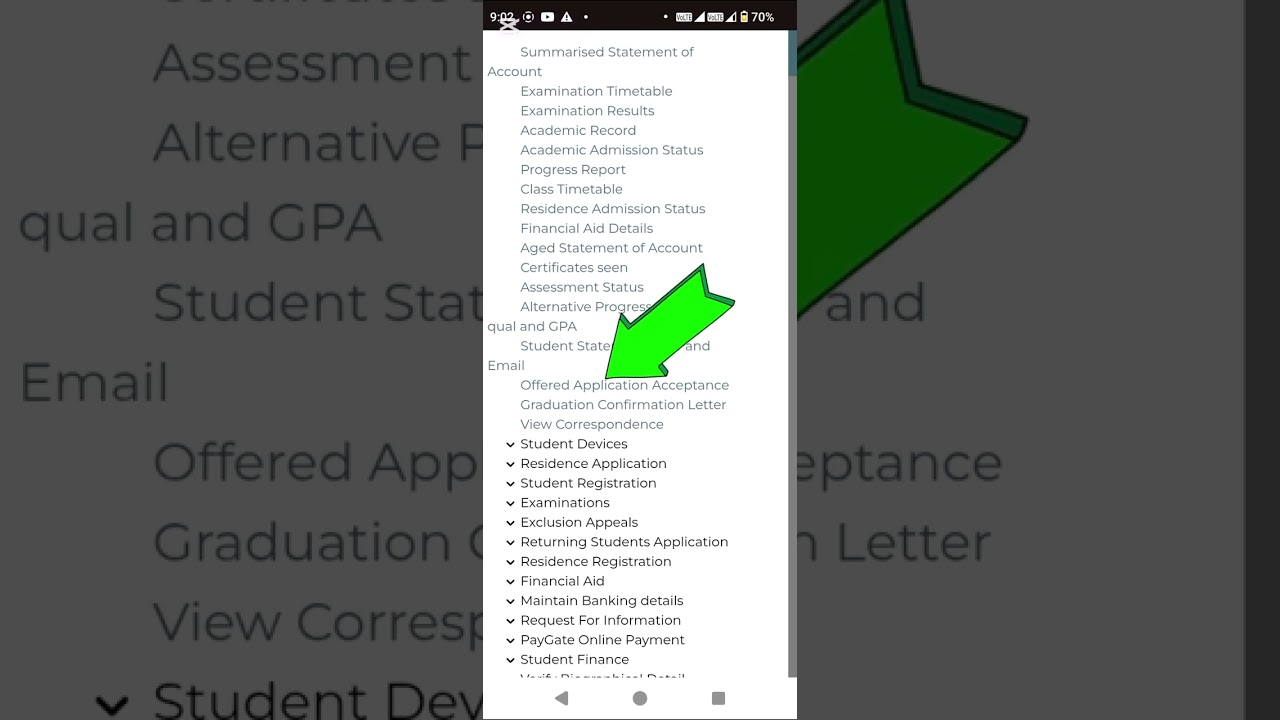 How to accept an offer at UFH | University of Fort Hare 