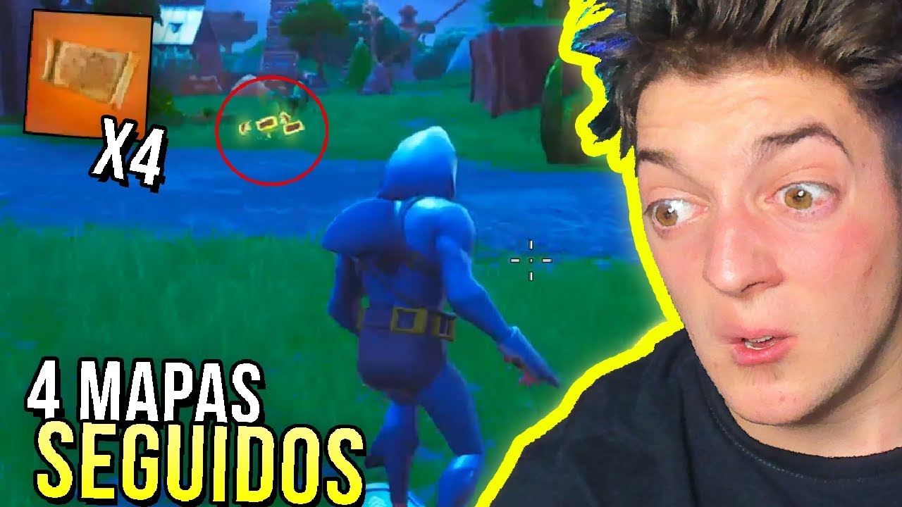 juegos panamericanos 2019 en vivo ASÍ REACCIONE AL ENCONTRAR 4 MAPAS DEL TESORO EN LA MISMA PARTIDA! *MAYOR SUERTE* FORTNITE BYTARIFA
