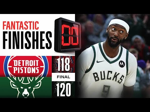 Final 3:10 WILD ENDING Pistons vs Bucks | November 8, 2023