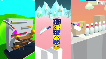 Slice All vs Slicer Knife vs Slice It All - Very Satisfying and Relaxing ASMR Slicing Game