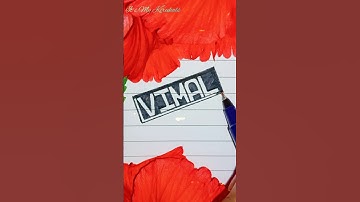 VIMAL | Nameart | comment your name #shorts
