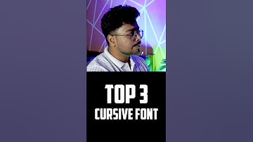 Best 3 Cursive Fonts for Stunning Edits ✨
