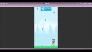 Game jam game (Raindrops) - Unity Gameplay