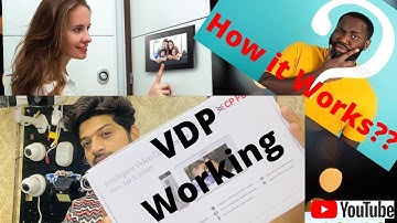 Video Door Phone Demo | Working | VDP | CPPLUS | Hikvision | Dahua