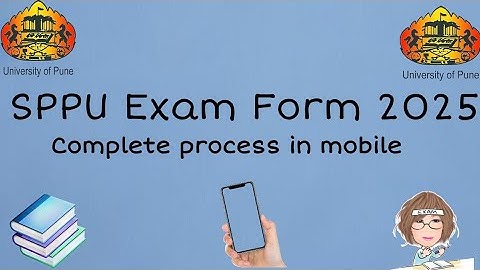 How to fill exam form on SPPU portal from mobile 2025