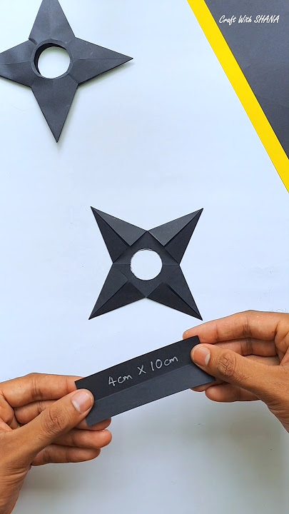 Paper Ninja Star That Flies & Pops Balloons – So Easy & Fun!