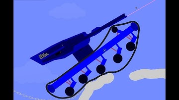 Algodoo - Super Tank (Now Can Shoot)