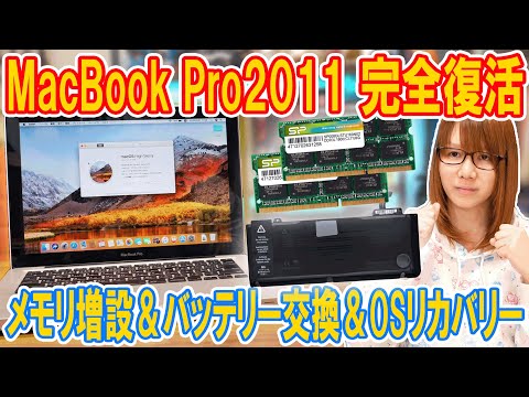 s*o様 MacBook Pro (13-inch late 2011) メモリ MacBook Pro 13-inch, Late 2011のメモリを8GBから16GBに交換し