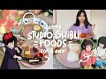 eating (and cooking) only studio ghibli inspired foods for a day~