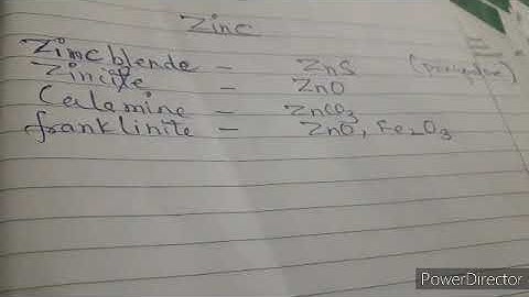 ISC CHEM CLASS 12 GENERAL PRINCIPLE  & ISOLATION OF ELEMENTS METALLURGY OF ZINC BY ANUPMA SINGH