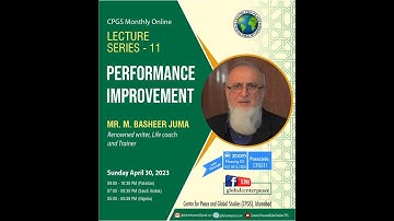 Performance Improvement by Mr. Basheer Juma