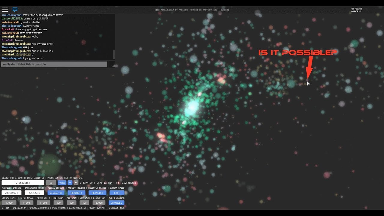 Dodging Stuff In Roblox Audio Visualizer Is It Possible Youtube - roblox audio visualizer songs