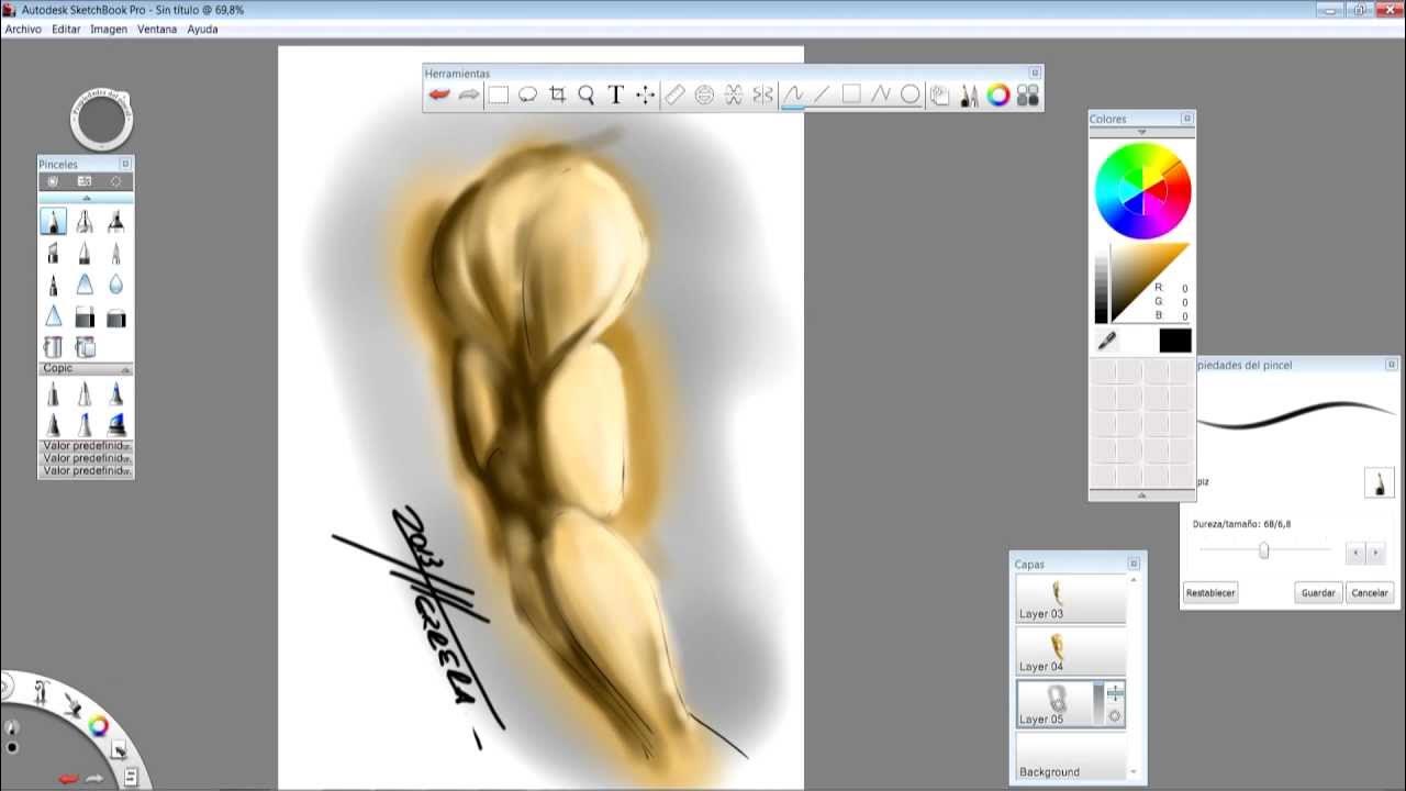 Dibujar y Pintar con SketchBook Pro (Basico) YouTube