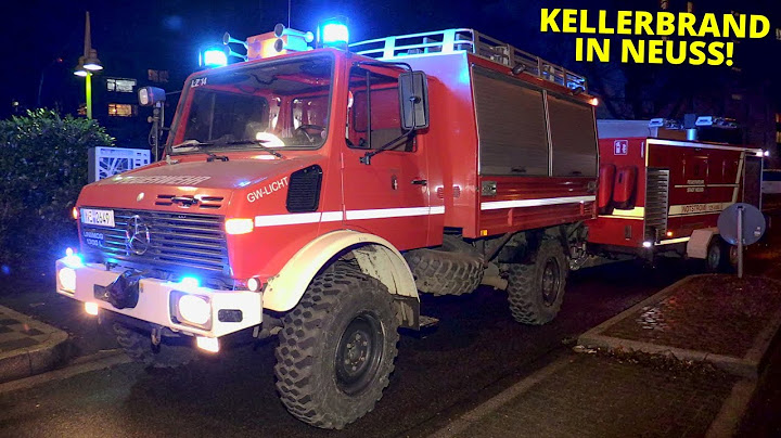 [KELLERBRAND IN EINEM MEHRFAMILIENHAUS!] - Feuer im Heizungskeller | Feuerwehr Neuss | 27.01.2022 -
