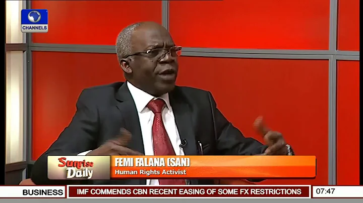 Senate: No Constitutional Rights To Suspend Its Members Even For A Single Day -- Femi Falana Pt 1