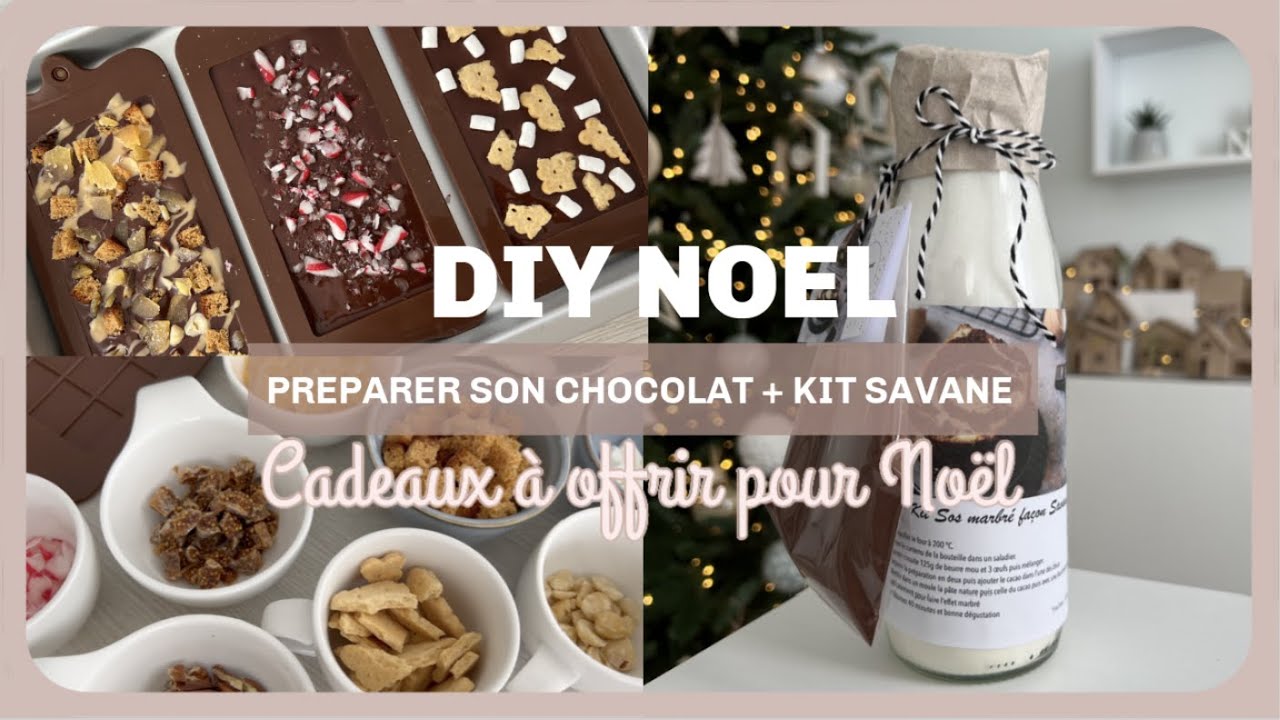 2/ DIY NOËL CADEAUX A OFFRIR🎁, Réaliser des tablettes de chocolat Kinder  & noel