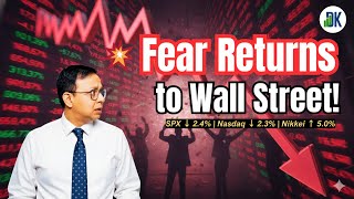 🔥 S&P 500 & Nasdaq 100 Slide! Fear Index Surges + Nikkei 225 Leads Global Markets | DK Sinha