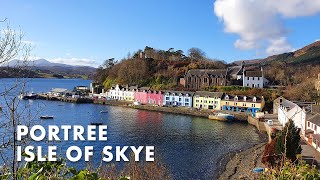 ISLE OF SKYE walking tour - Pretty Portree | Scotland walking tour | 4K