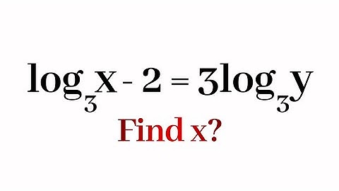 Solving A Very Tricky Logarithmic Equation Easily | Algebra Challenge - SAT, ACT Math 