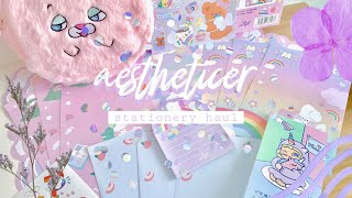 Aestheticer Kawaii Stationery Haul &amp; Unboxing | Stickers, Memo Pads, Letter Set