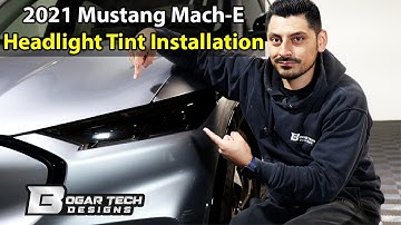 Ford Mustang Mach-E 2021-2025 Headlight Tint Installation