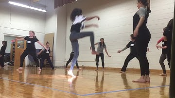 Pioneer Valley Permorming arts mentors at Leeds Elementary, Jan. 25, 2017