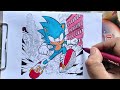 SONIC COLORING | Sketch to Finish